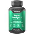 Naturalis Double Strength Vegan Omega 3 DHA, EPA & DPA from Microalgae | Vegan Society Certified, Sustainably Sourced, True Full Spectrum