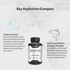 Naturalis Hyaluronic Acid 200mg, 10x Better Absorption Ultra Low Molecular Weight with Collagen, Biotin, Selenium & Vitamin E | Hair, Skin, Nails & Joint Supplements