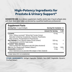 Naturalis TheraProstate™ Clinical Strength Prostate Complex for Men | Lycopene, Saw Palmetto, Beta-Sitosterols & Zinc