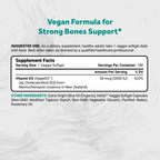 Naturalis Vegan Certified Vitamin D3 50mcg (2000IU) with AlgaeD3 | Vegan, Non-GMO, Soy & Gluten Free | Naturally Derived in New Zealand | Bone & Immune Support