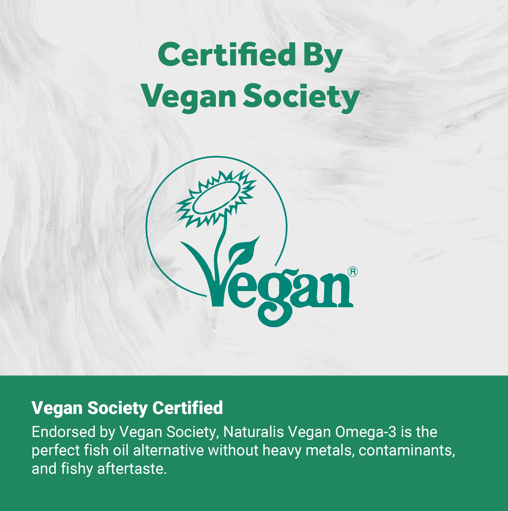 Naturalis Vegan Omega 3 DHA, EPA & DPA from Algae | Vegan Society Certified, Sustainably Sourced, True Full Spectrum