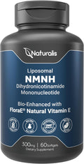 Naturalis Liposomal NMNH 300mg (NMN Alternative) | Boost NAD+ Levels & Support Healthy Aging* | Bioenhanced with Vitamin E for Advanced Absorption, Stability & Antioxidant Protection*