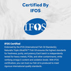 Naturalis Triple Strength UltraEPA™ EPA 1000mg | Pharmaceutical Grade High Purity 99% Omega-3 with 96.5% EPA Burpless Fish Oil | IFOS Certified, Sustainably Sourced, Non-GMO | 30 Softgels