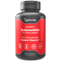 Naturalis New Zealand Astaxanthin (12mg) | Enhanced with Natural Vitamin E | Non-GMO, Soy & Gluten Free