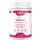 Naturalis Collagen Peptides Powder (7oz) | Made with Peptan® Collagen, Clinically Studied to Support Healthy Skin, Hair & Bones* | Soy & Gluten Free, Grass-Fed, Non-GMO, Halal, Kosher