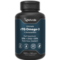 Naturalis Ultimate rTG Omega 3 Fish Oil 1800mg from Wild New Zealand Tuna | IFOS Certified & Sustainably Sourced | Full Spectrum Omega3s EPA, DHA & DPA