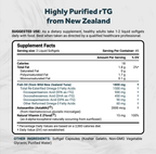 Naturalis Ultimate rTG Omega 3 Fish Oil 1800mg from Wild New Zealand Tuna | IFOS Certified & Sustainably Sourced | Full Spectrum Omega3s EPA, DHA & DPA