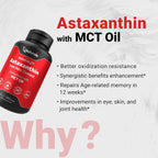 New Zealand Astaxanthin（6mg）with pure MCT oil 丨 mini-softgel formula image 3