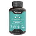 Naturalis Vegan Vitamin ADK + Tocotrienol & CoQ-10 | 5-in-1 Fat-Soluble Support in EVOO