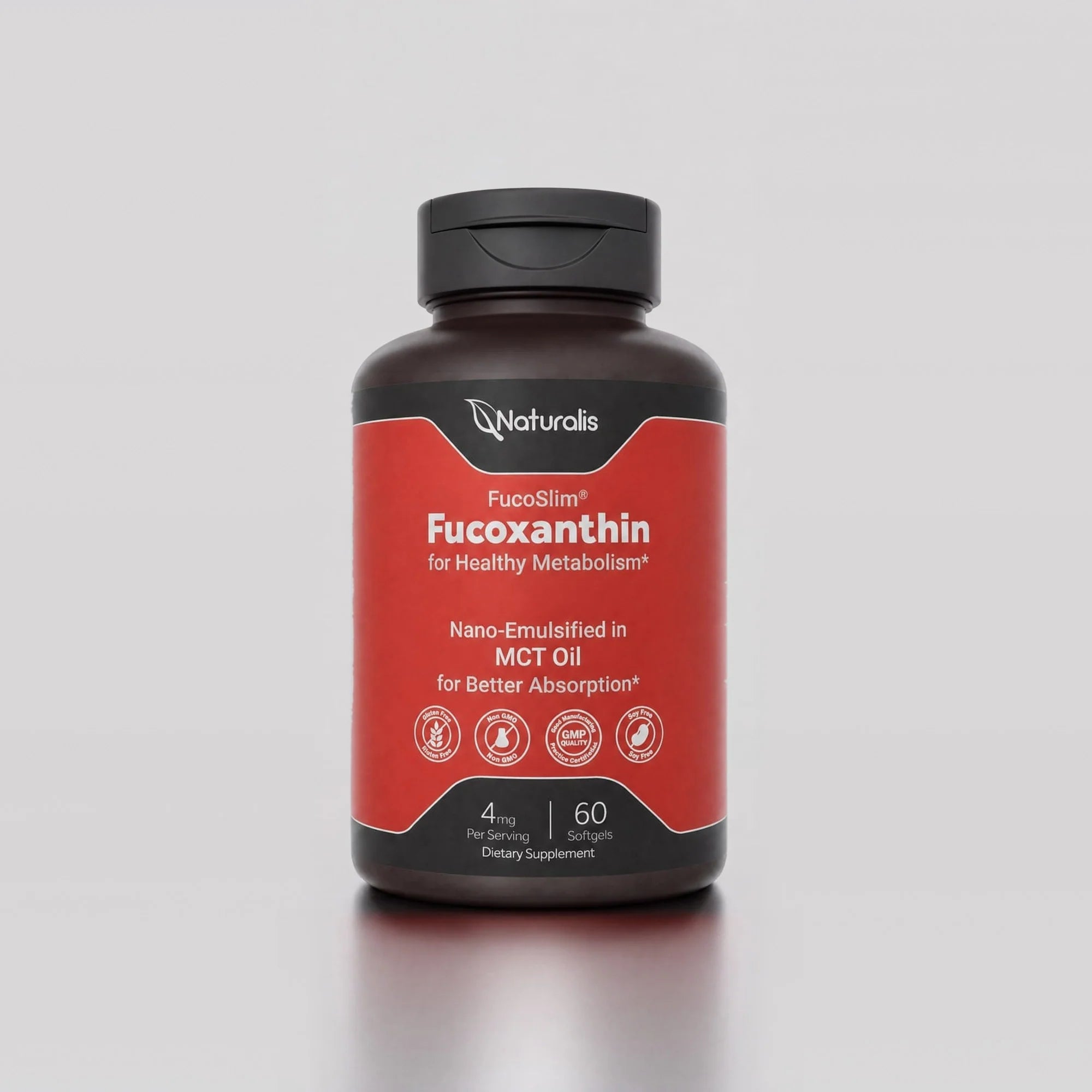Naturalis New Zealand Fucoxanthin 4mg | Nano-Emulsified for Metabolism Support* packshot